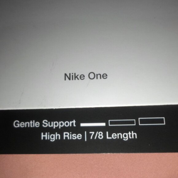 Nike One Rust Pink High Rise 7/8 Leggings w Pockets - Picture 8 of 8